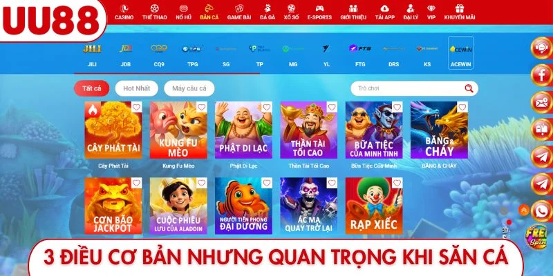 3 điều cơ bản nhưng quan trọng khi săn cá