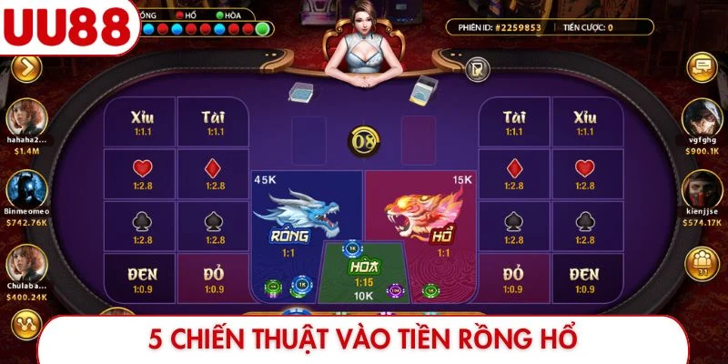 5 chiến thuật vào tiền Rồng Hổ