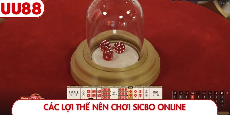 Các lợi thế nên chơi Sicbo online