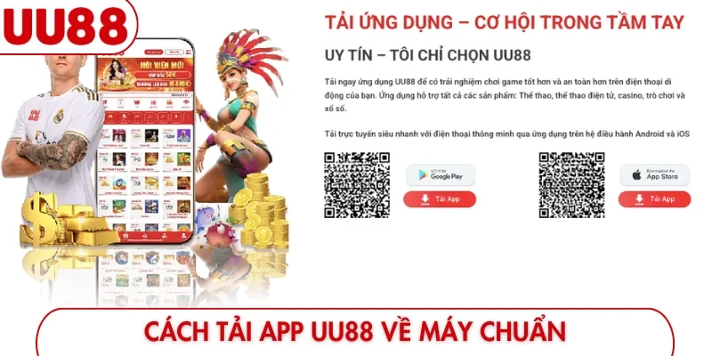 Cách tải app UU88 về máy chuẩn