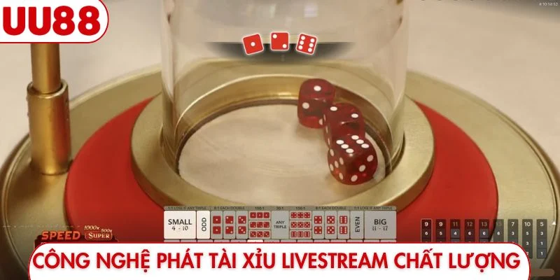 Công nghệ phát Tài xỉu livestream chất lượng cao