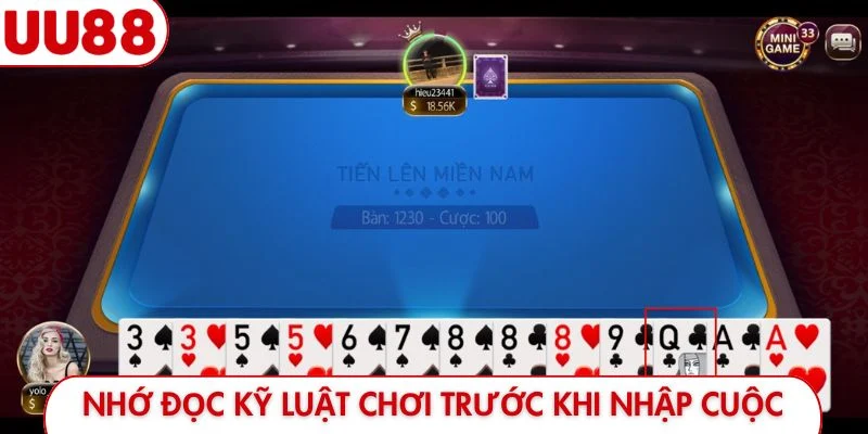 Nhớ đọc kỹ luật chơi trước khi nhập cuộc